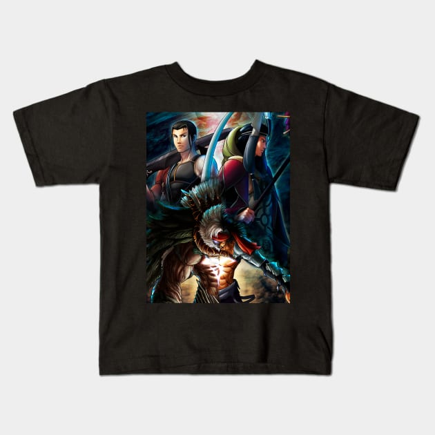 The final eon Kids T-Shirt by mcashe_art